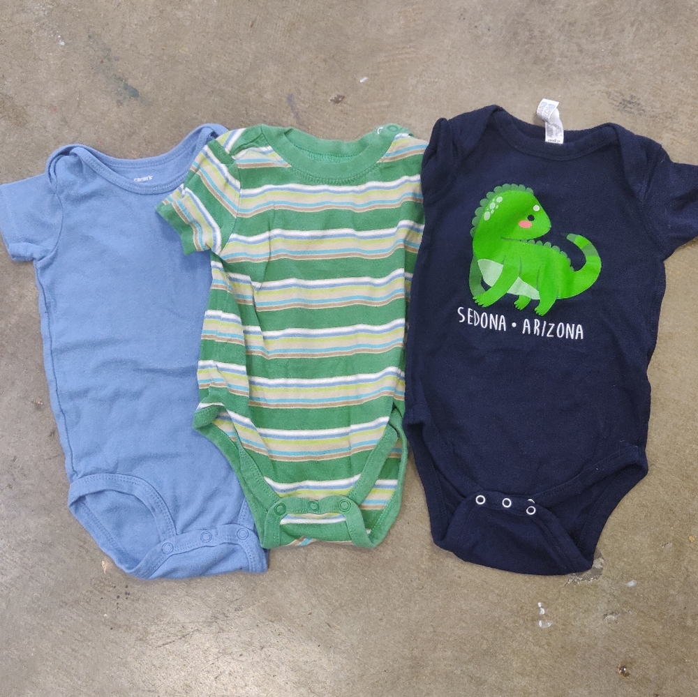 12 month Baby Bodysuit Bundle